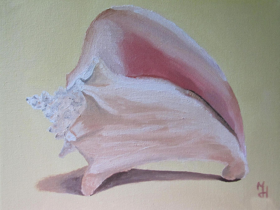 Shell Painting - Seashell by Michael Holmes
