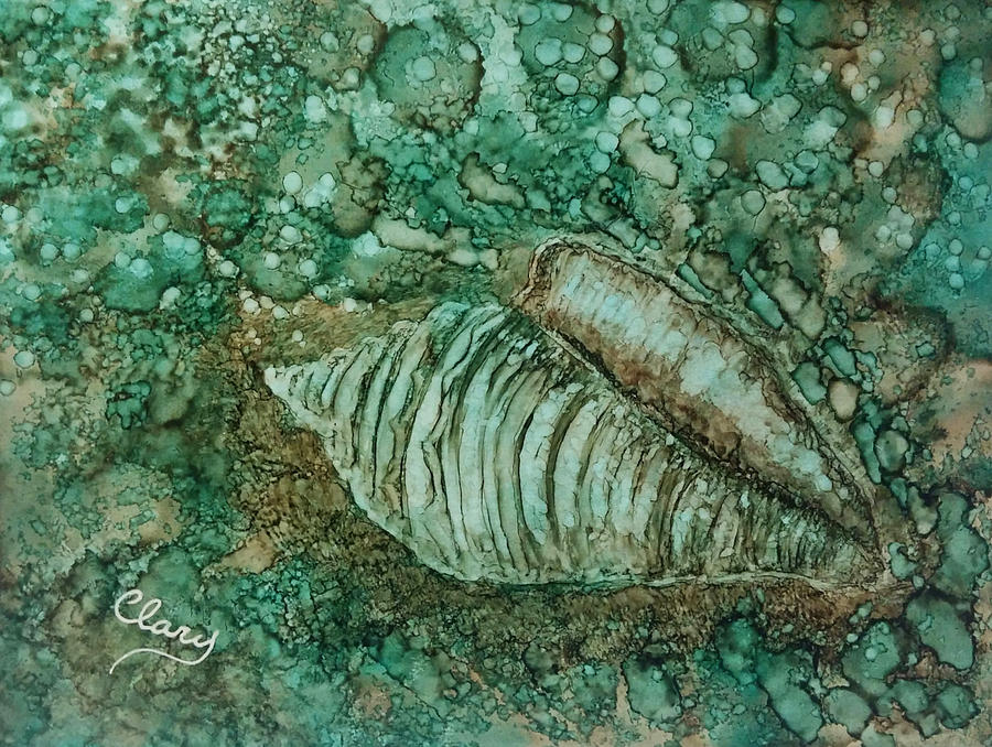 Seashell Sanctuary Painting by Linda Clary