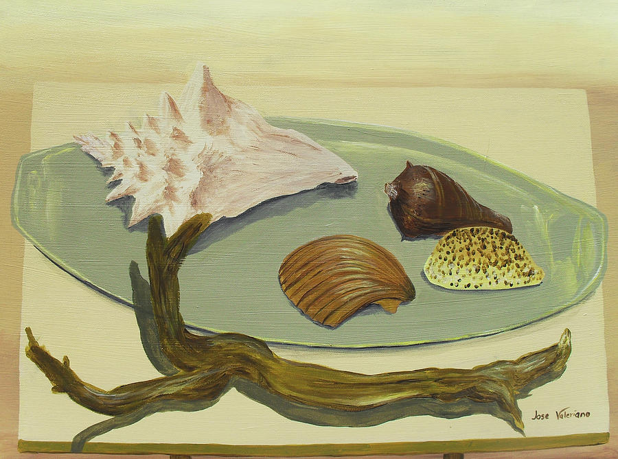 Seashells Painting by Martin Valeriano