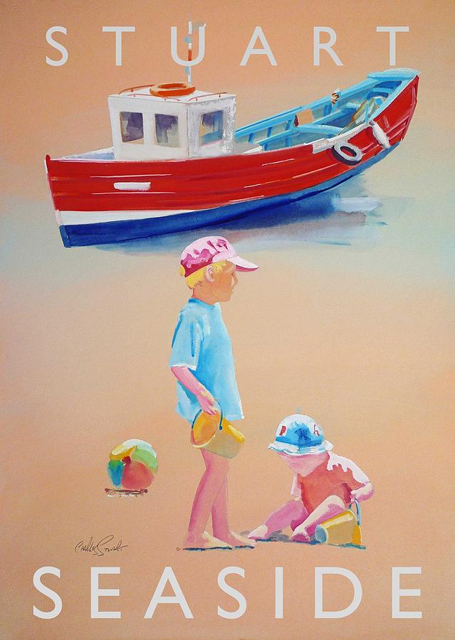 Seaside Painting by Charles Stuart
