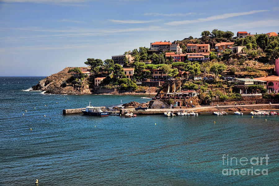 Seaside Collioure Village France Photograph by Chuck Kuhn