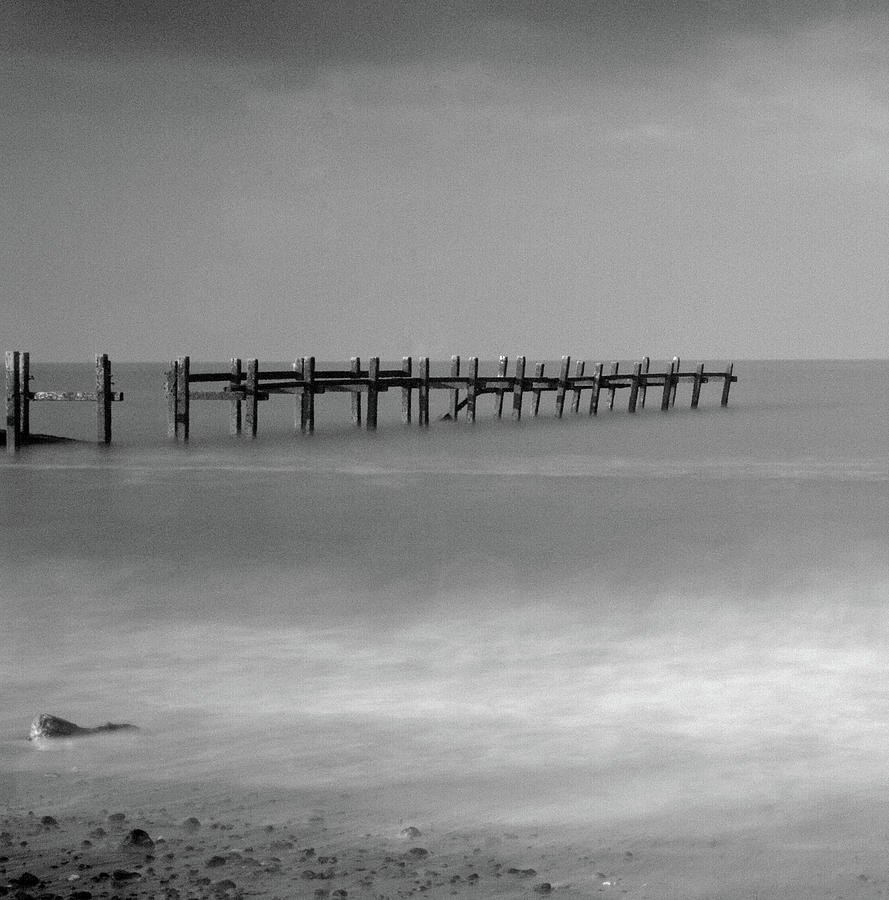 Seaside groynes Photograph by Ed James