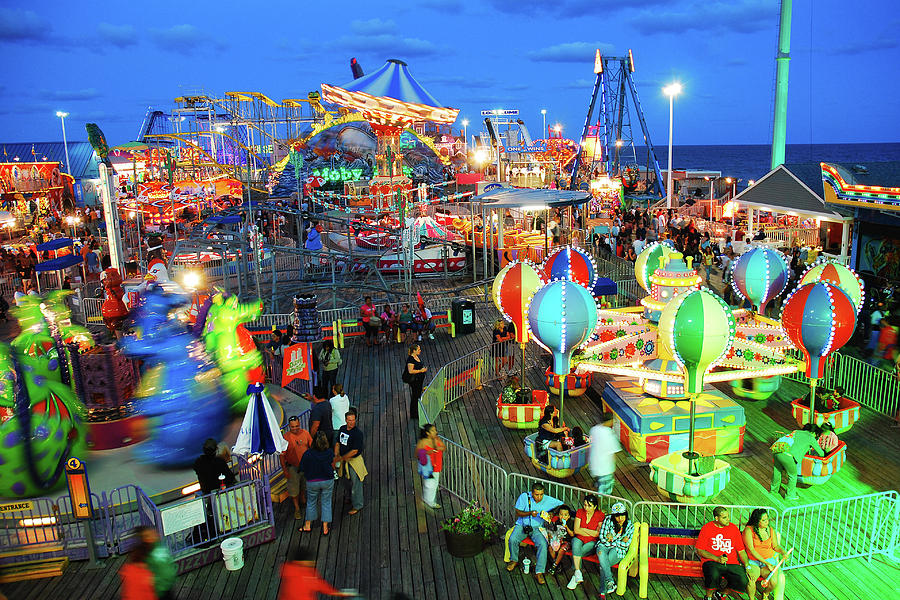 Seaside Heights Casino Pier Photograph by James Kirkikis