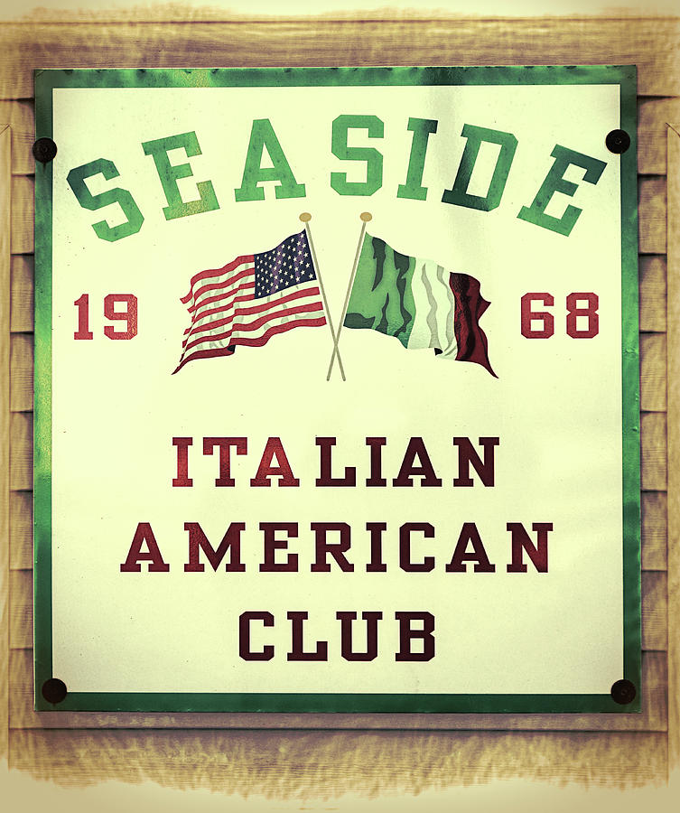 Seaside Heights Italian American Club Photograph by Ron Schiller