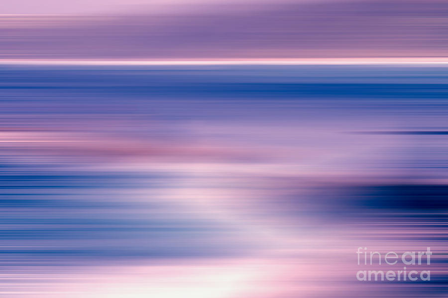 Abstract Digital Art - Seaside Impressions 2 by Linsey Williams