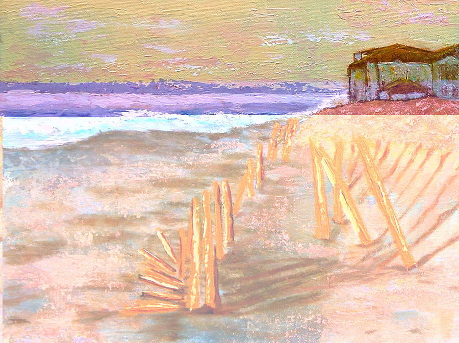 Beach Painting - Seaside by Laura Gabel