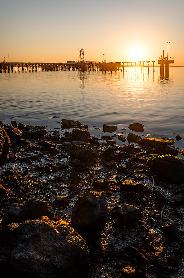Pier Photograph - Seaside Park Sunrise-1 by Lechmoore Simms