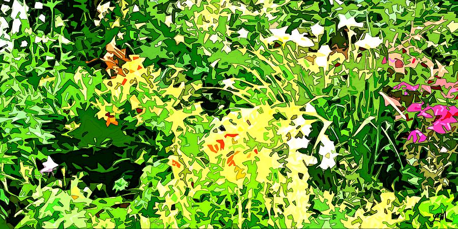 Seasonal Flower Array Digital Art