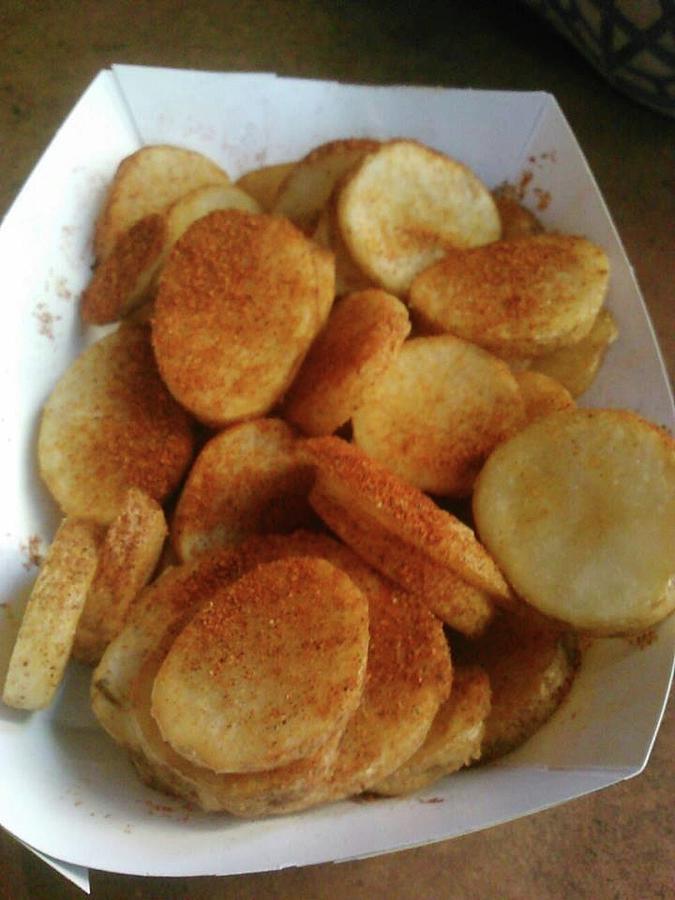 Potato Photograph - Seasoned Fries by Sin Lanchester