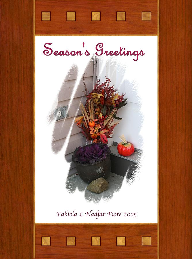Seasons Greetings #2 Photograph by Fabiola L Nadjar Fiore