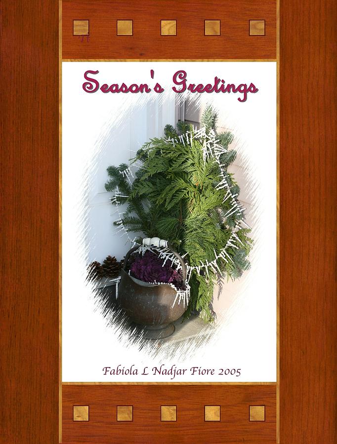 Seasons Greetings Photograph by Fabiola L Nadjar Fiore