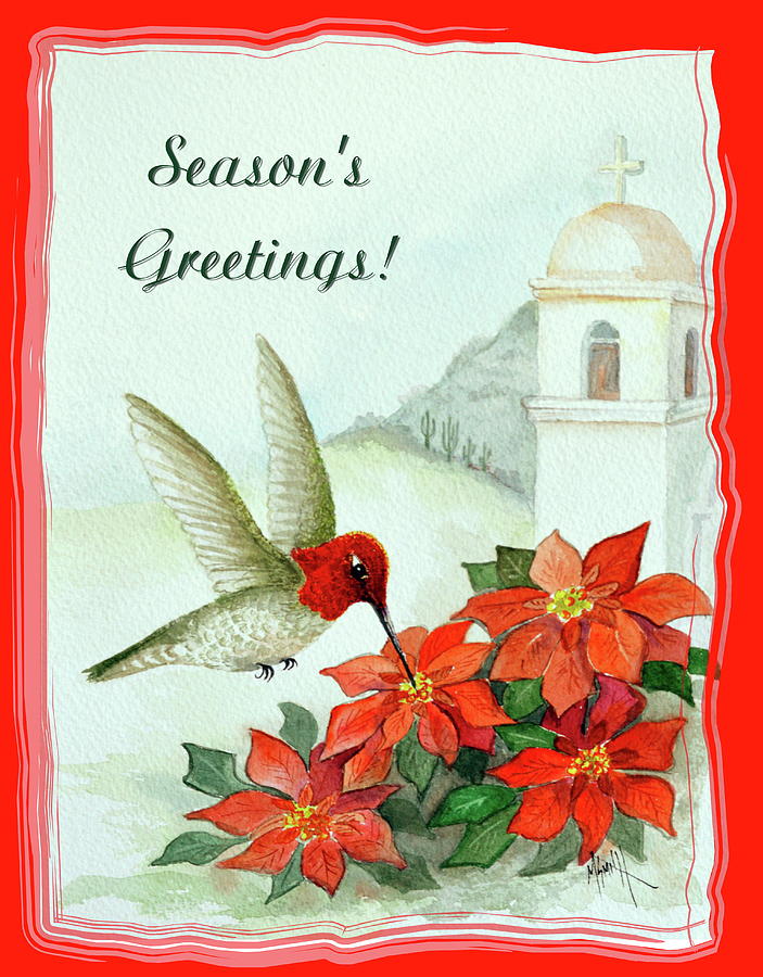 Seasons Greetings Painting by Marilyn Smith
