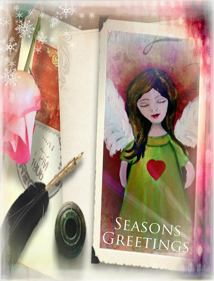 Seasons Greetings Painting by Vesna Martinjak