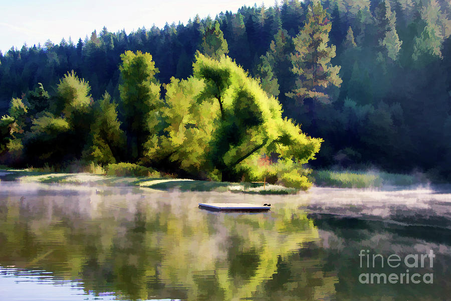 Seasons Pond Color  Photograph by Chuck Kuhn