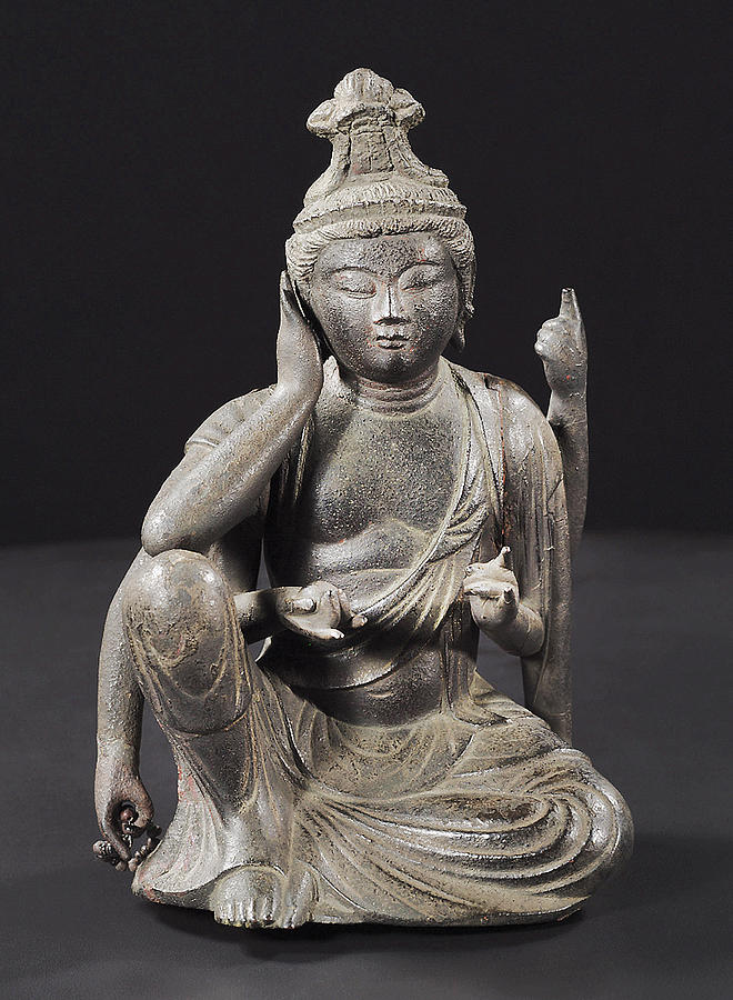 Seated Buddha Photograph by Japanese School