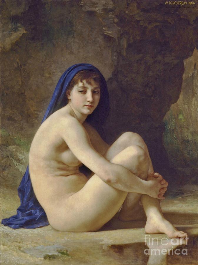 Seated Nude 1884 Photograph by Padre Art