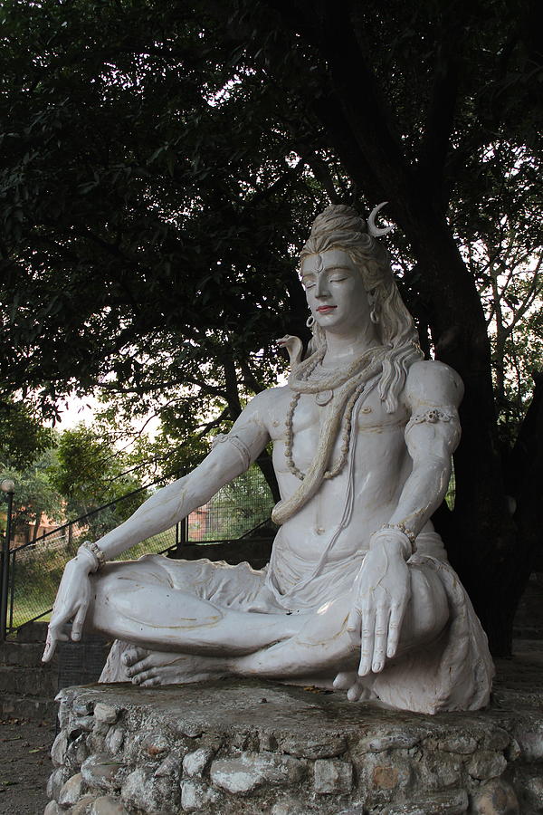 Seated Shiva, Rishikesh Photograph by Jennifer Mazzucco