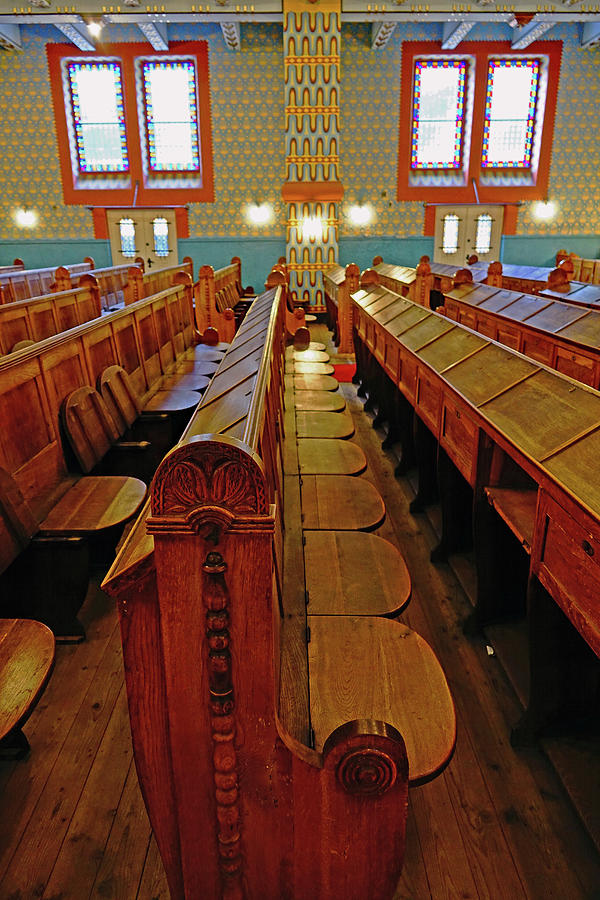 Seating Within The Kazinczy Street Synagogue In Budapest, Hungary Photograph by Rick Rosenshein