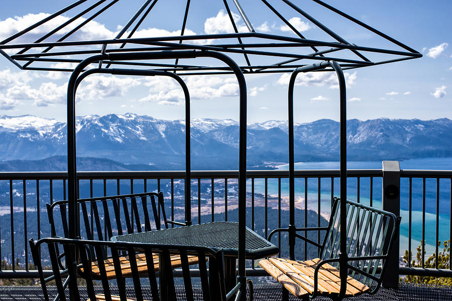 Seats With A View - South Lake Tahoe - California Photograph