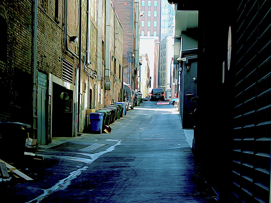 Seattle Alley Photograph by Linda Carruth