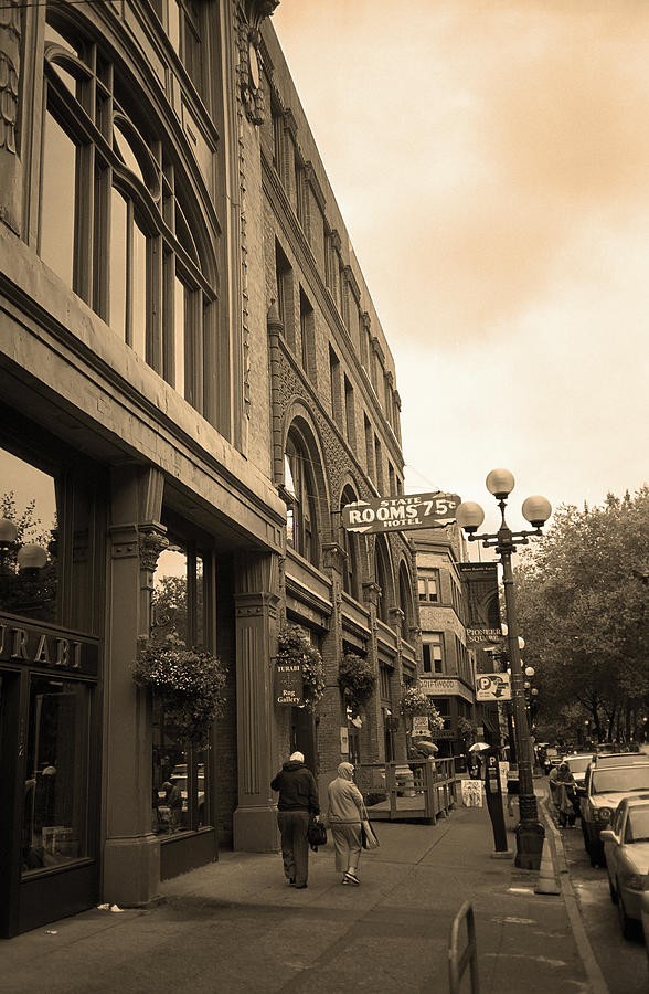 Seattle Cheap Hotel Sepia