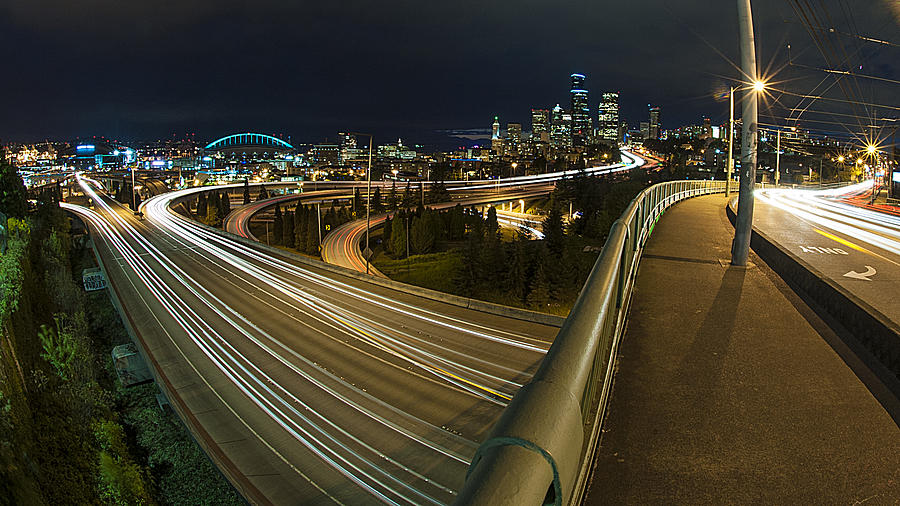 Seattle City Lights Photograph by Matt McDonald