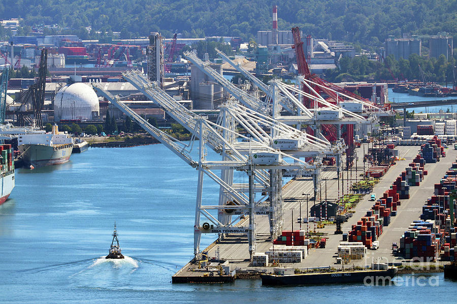 Seattle Docks  2040 Photograph by Jack Schultz