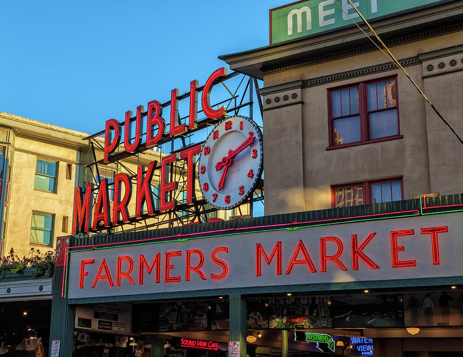 Seattle Farmer Market Photograph