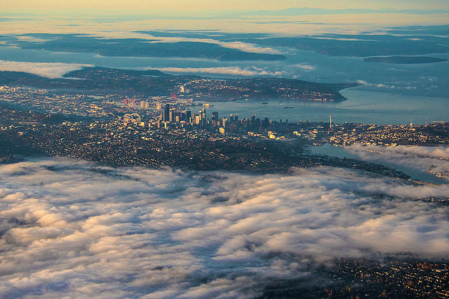 Seattle Fog Photograph by Matt McDonald