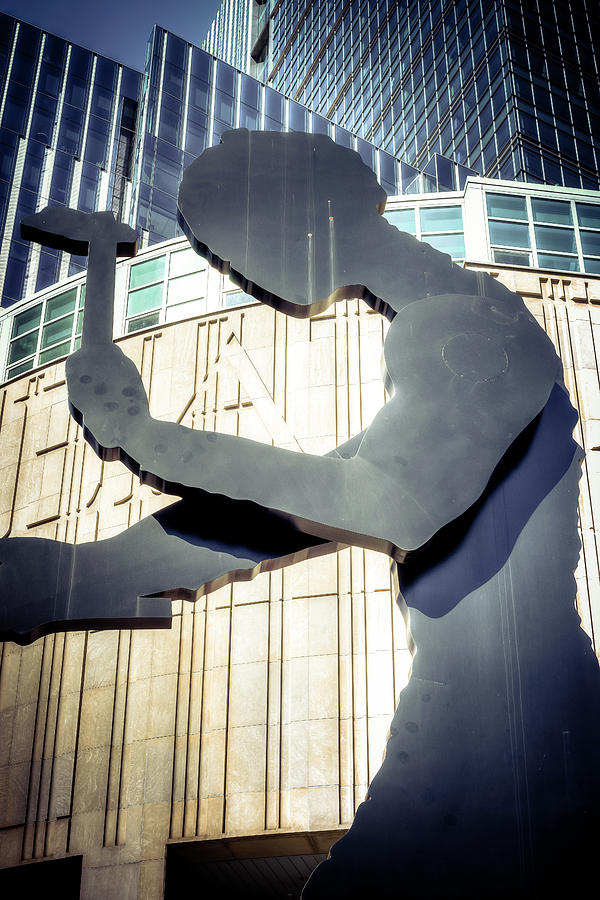 Seattle Hammering Man Photograph by Spencer McDonald