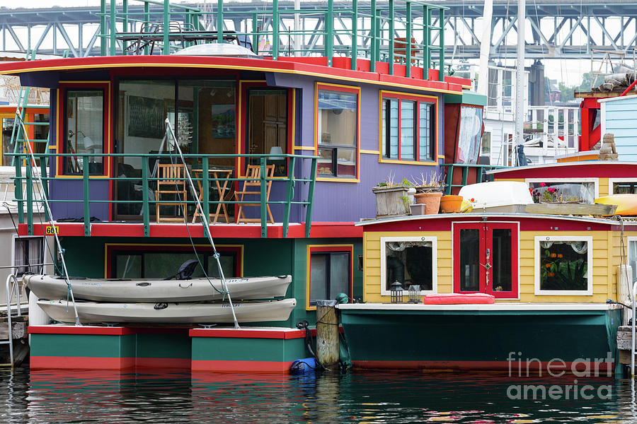 Seattle Houseboats Photograph by Jerry Fornarotto