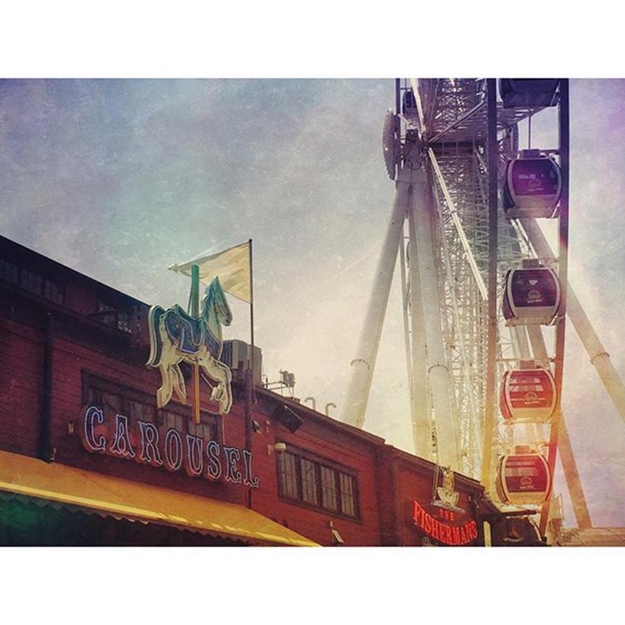 Carousel Photograph - Seattle #mexturesapp #travel by Joan McCool