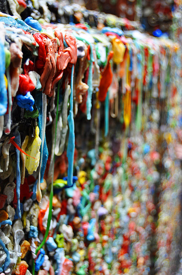 Seattle Post Alley Gum Wall Photograph by Pelo Blanco Photo