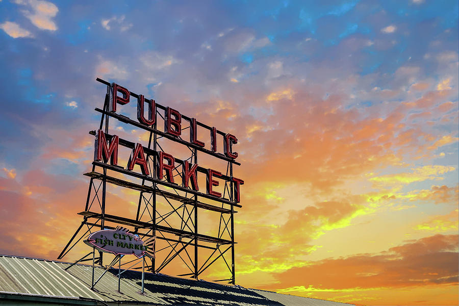 Seattle Public Market Photograph by Darryl Brooks