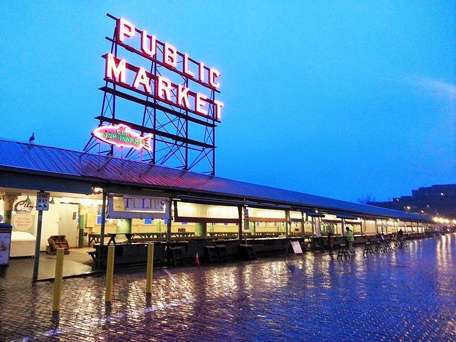 Seattle Public Market Photograph by FD Graham