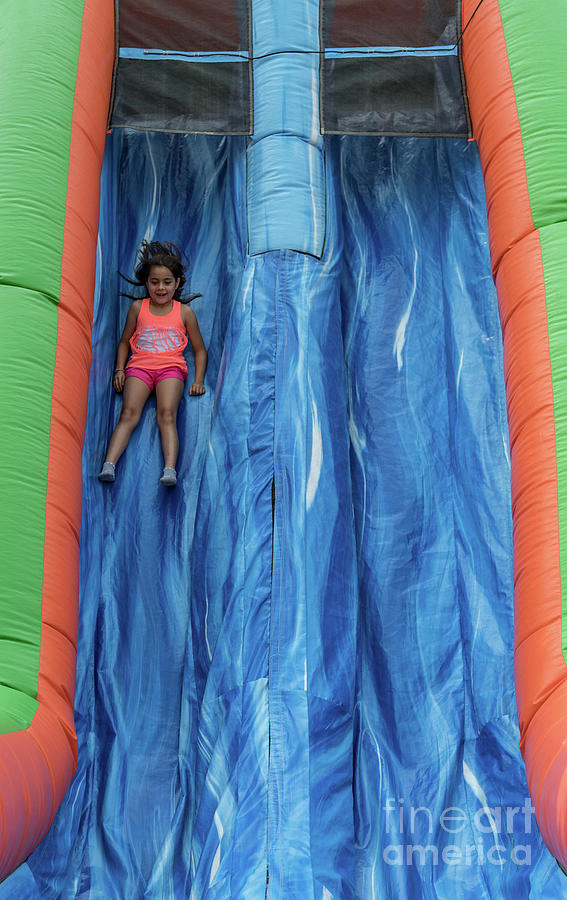 Seattle Seafair Inflatable Slide Photograph by David Oppenheimer