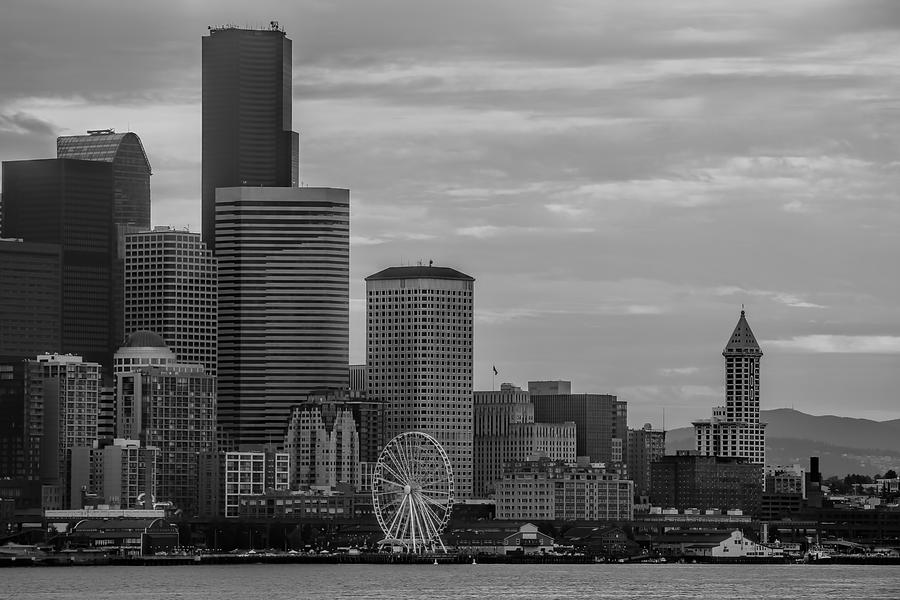 Seattle Skyline 4 Photograph by Cathy Anderson
