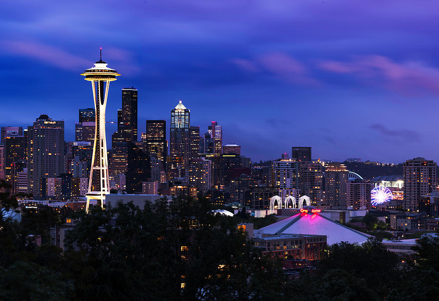 Seattle Skyline 5 Photograph by Paul Riedinger