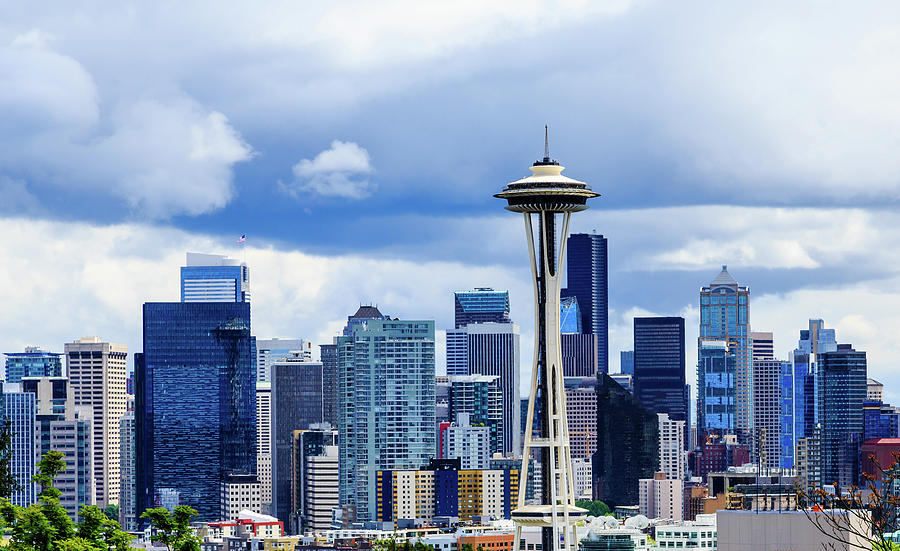 Seattle Skyline Photograph by Darryl Brooks