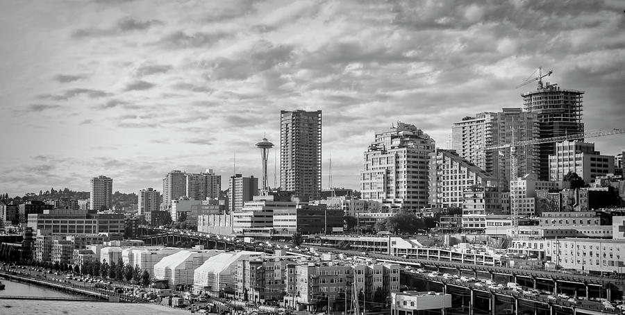 Seattle Skyline II Photograph by Cathy Anderson