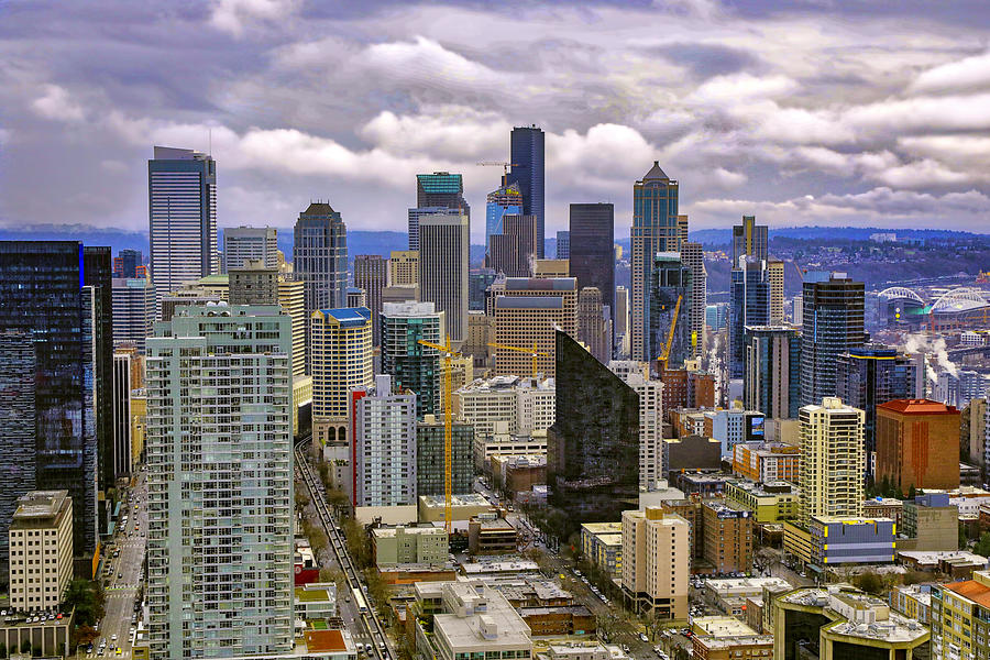 Seattle Skyline Photograph by Lorraine Baum