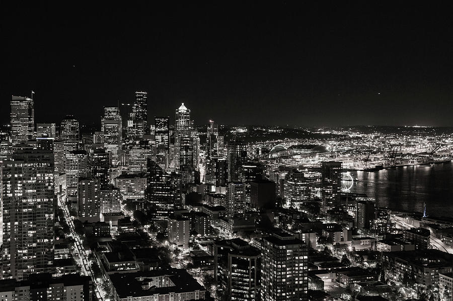 Seattle Skyline Photograph by Pamela S Eaton-Ford