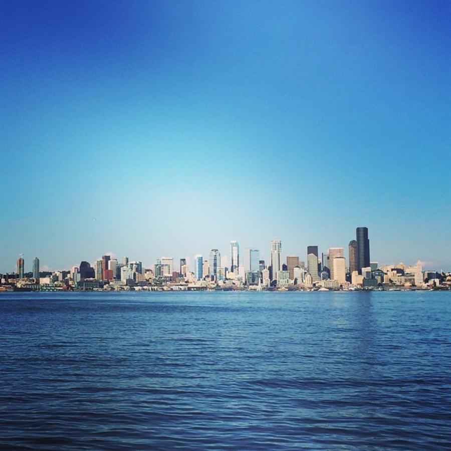 Seattle Photograph - #seattle Skyline #pnw #pnwisbest by Bea Magno