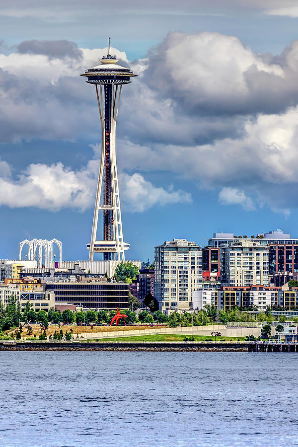 Seattle Space Needle HDR Photograph by Rob Green