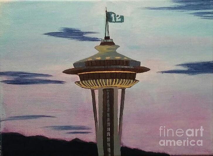 Seattle space needle by Josh Mendoza