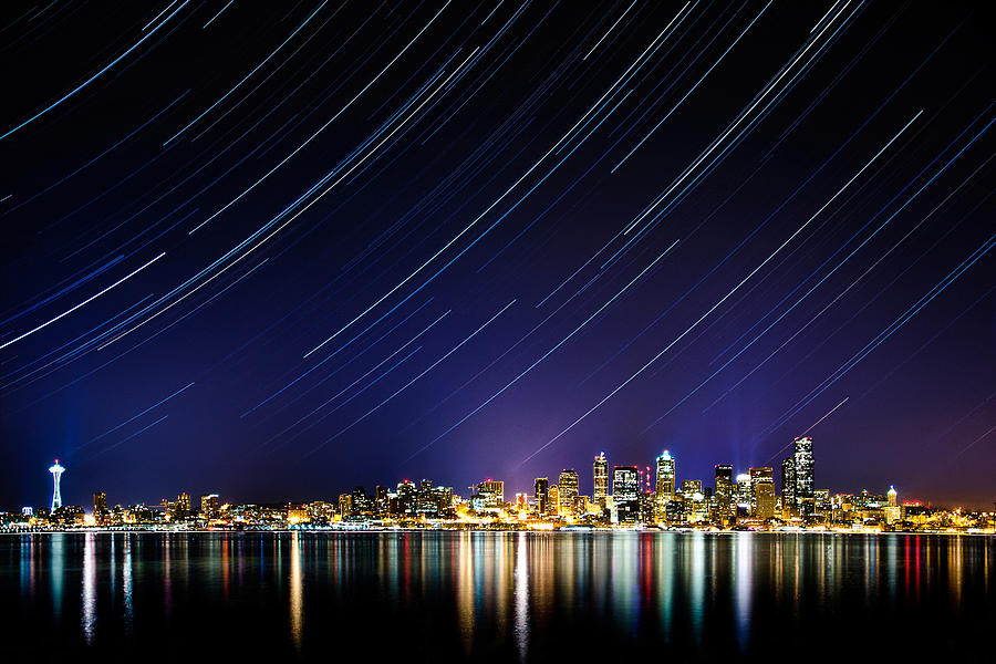 Seattle Stars Photograph by Victor Dallons