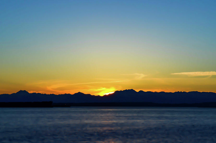 Seattle Sunset Photograph by Aparna Tandon