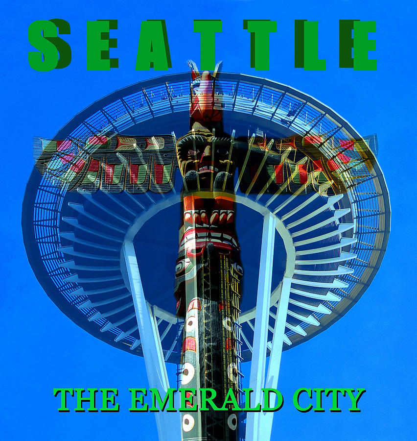 Seattle the Emerald City Photograph by David Lee Thompson