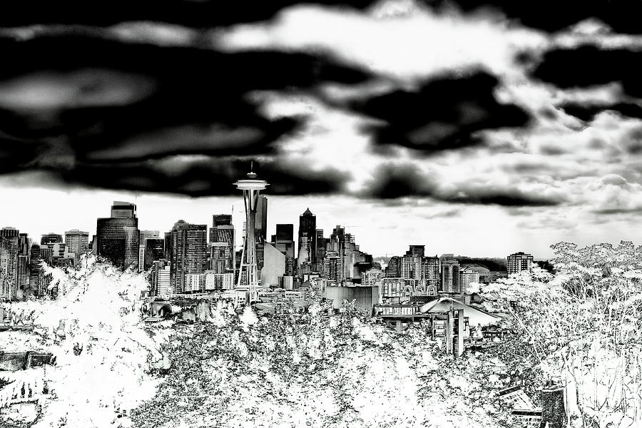 Seattle Washington Skyline Photograph by David Patterson