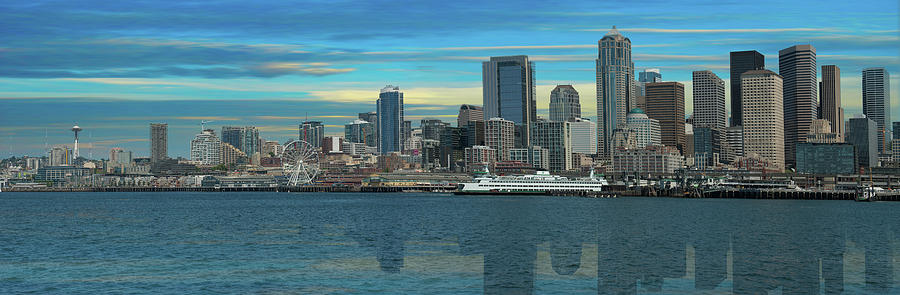 Seattle Washington Skyline Photograph by Doug LaRue